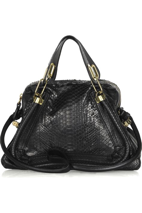 chloe paraty handbags|chloe black python bag.